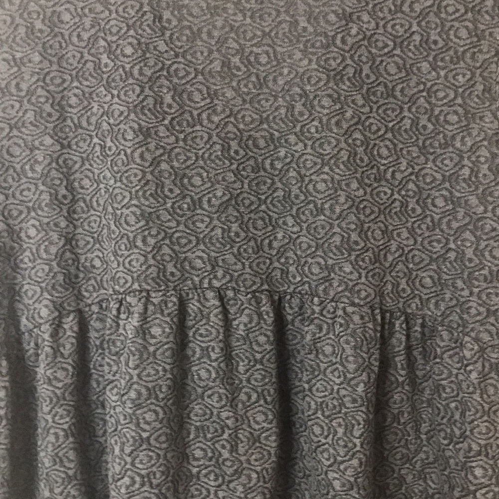 Bua Bua Women’s Tunic Top Size L Gray Front Butto… - image 8